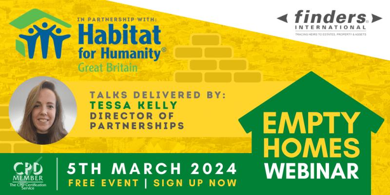 FREE Webinar Hosted by Finders International: Empty Spaces to Homes with Habitat for Humanity